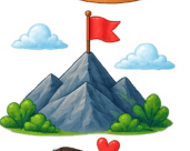 A mountain peak — the goal: presence without exhaustion
